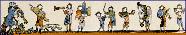 Medieval Musicians Banner