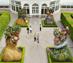 Four Seasons - Spring, Summer, Autumn, and Winter by contemporary American artist Philip Haas, inspired by the 16th-century Italian Renaissance painter Giuseppe Arcimboldo. Four Seasons - Spring, Summer, Autumn, and Winter by contemporary American artist Philip Haas, inspired by the 16th-century Italian Renaissance painter Giuseppe Arcimboldo.